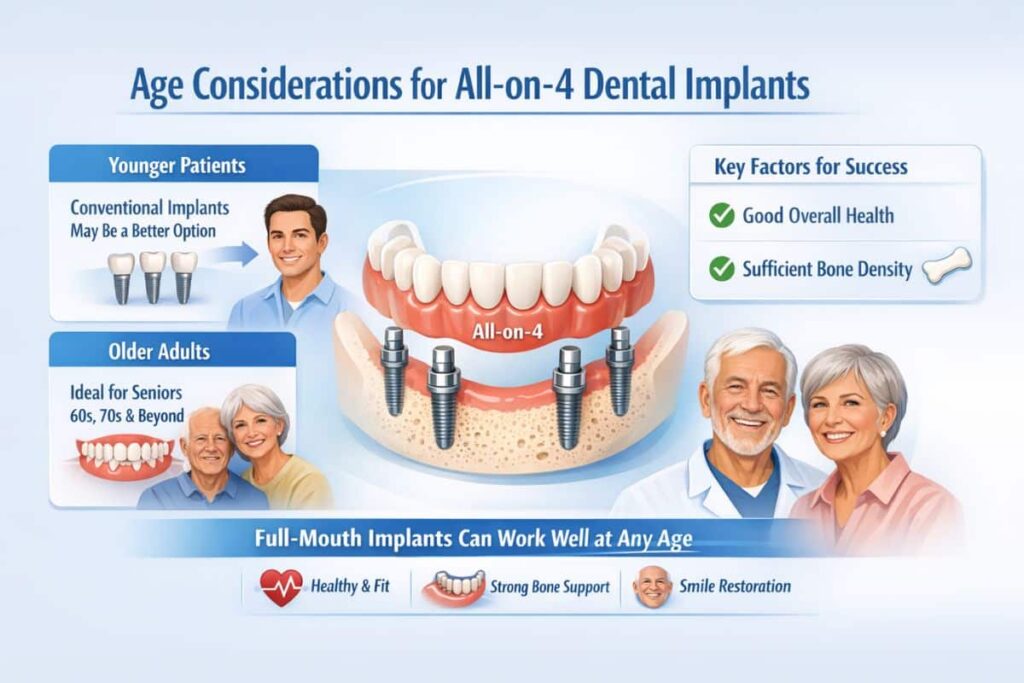 age considerations for all-on-4 implants